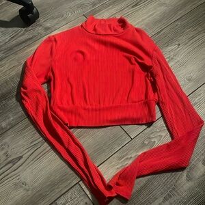 open back red garage longsleeve, worn a couple times